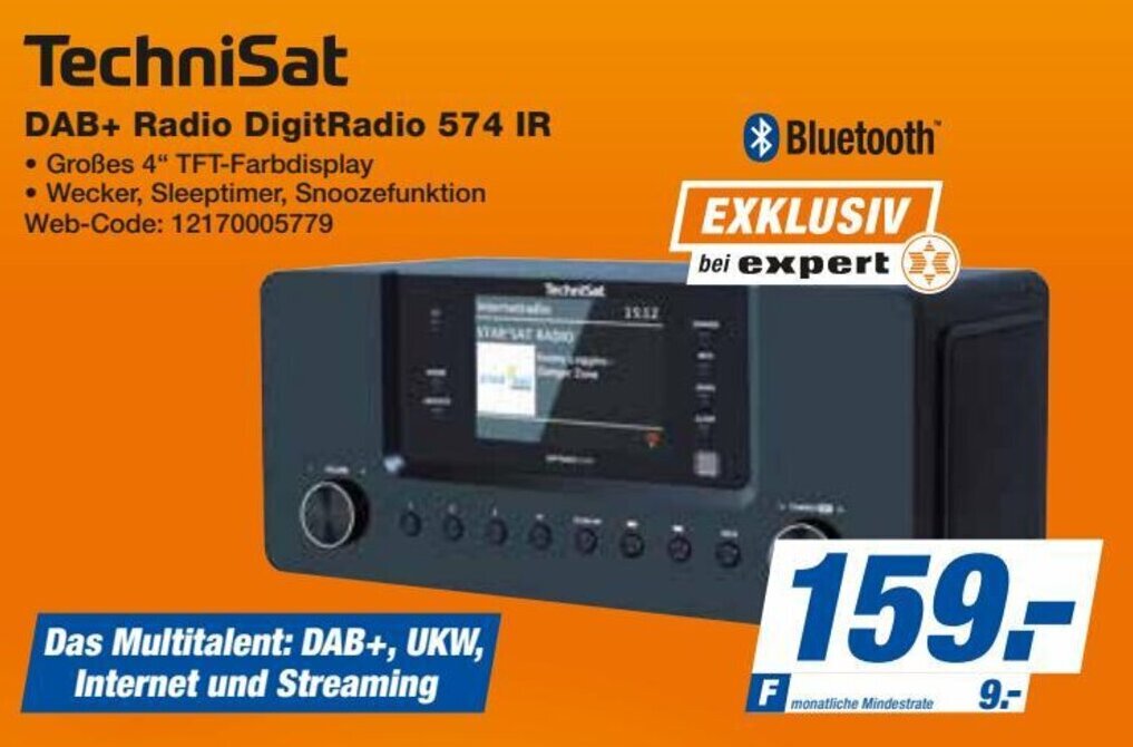 Technisat Dab Radio Digitradio Ir Angebot Bei Expert Octomedia