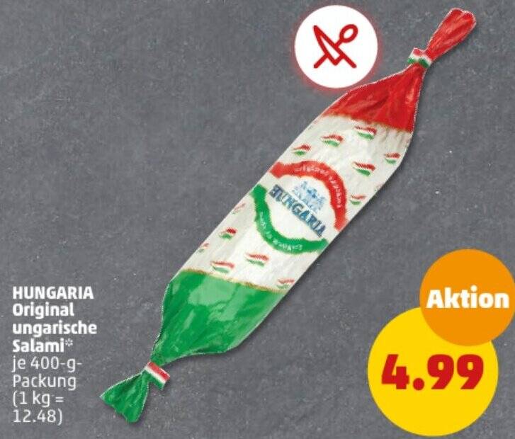 Hungaria Original Ungarische Salami G Packung Angebot Bei Penny