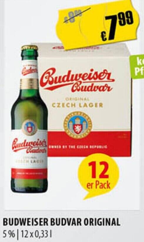 Budweiser Budvar Original X L Angebot Bei Freeoneshop