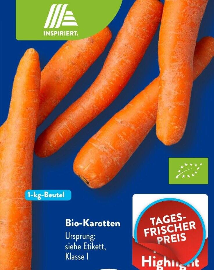 Bio Karotten Kg Beutel Angebot Bei Aldi S D