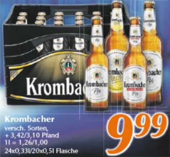 Krombacher X L X L Flasche Angebot Bei Inkoop