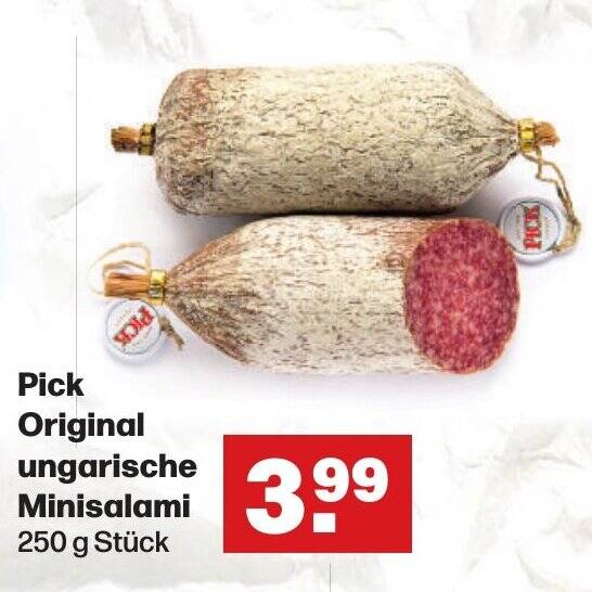 Pick Original Ungarische Minisalami Angebot Bei Handelshof