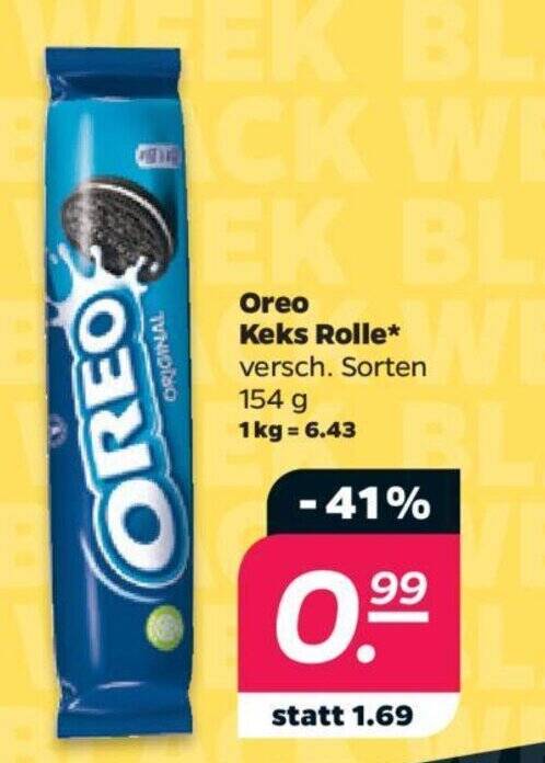 Oreo Keks Rolle Versch Sorten G Angebot Bei Netto