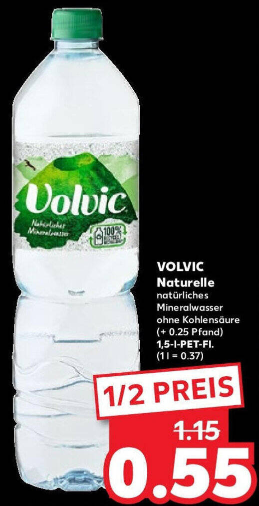 Volvic Naturelle L Pet Fl Angebot Bei Kaufland