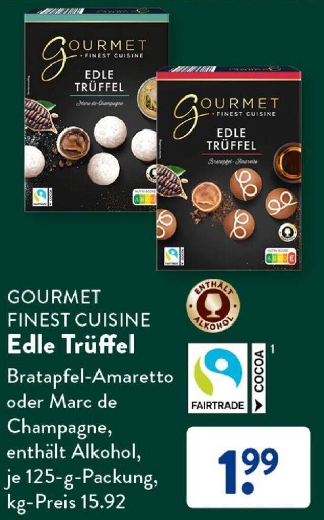 Gourmet Finest Cuisine Edle Tr Ffel G Packung Angebot Bei Aldi S D