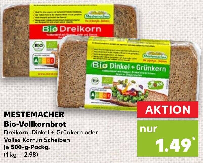 Mestemacher Bio Vollkornbrot G Packg Angebot Bei Kaufland