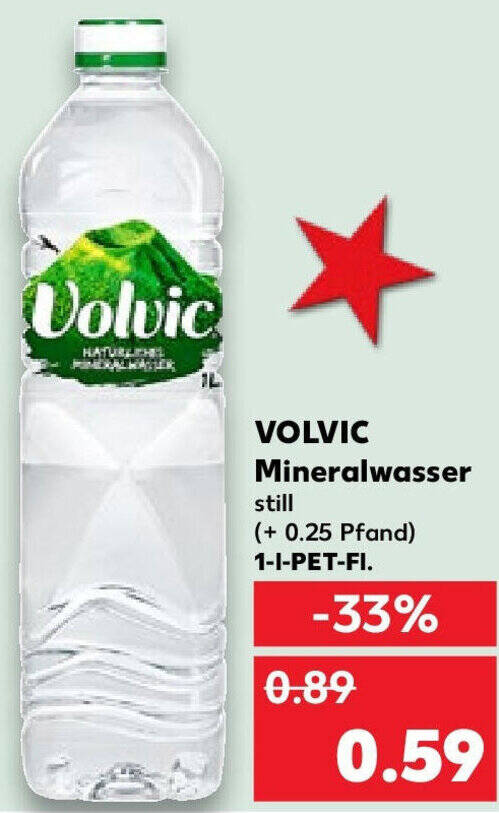 Volvic Mineralwasser L Pet Fl Angebot Bei Kaufland