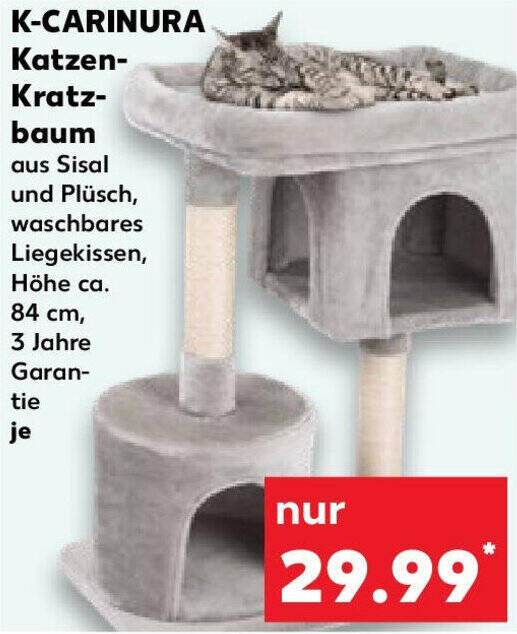 K Carinura Katzen Kratzbaum Angebot Bei Kaufland