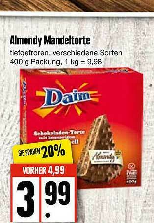 Almondy Mandeltorte Angebot Bei Edeka