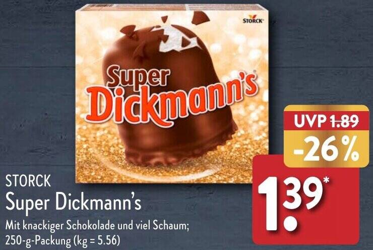 STORCK Super Dickmann S 250 G Packung Angebot Bei Aldi Nord