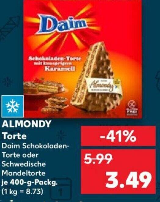 ALMONDY Torte 400 G Packg Angebot Bei Kaufland