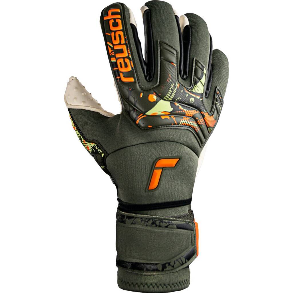 Reusch Herren Handschuhe Attrakt Speedbump Ortho Tec Desert Green