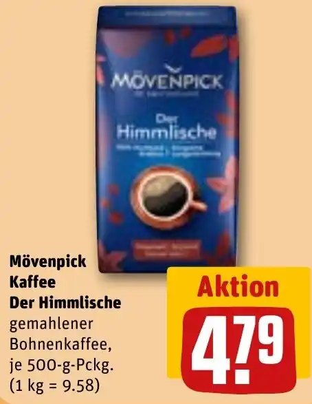 Mövenpick Kaffee Der Himmlische 500 g Pckg Angebot bei REWE