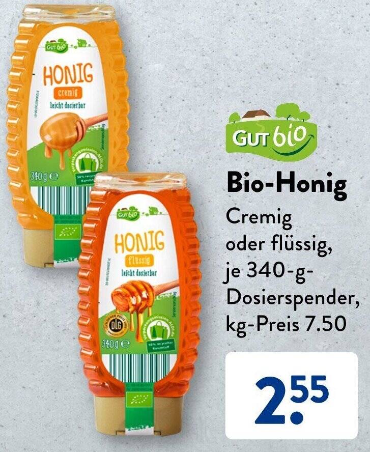 Gut Bio Honig 340 g Angebot bei Aldi Süd