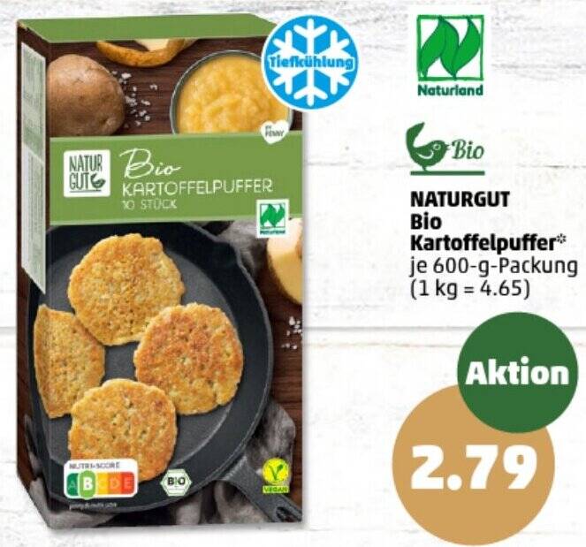 Naturgut Bio Kartoffelpuffer G Packung Angebot Bei Penny