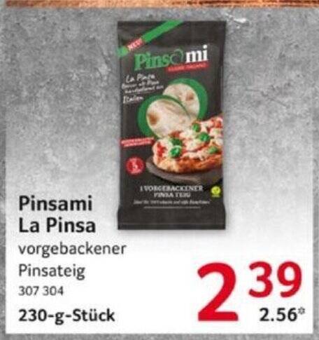 Pinsami La Pinsa vorgebackener Pinsateig 230 g Stück Angebot bei Selgros