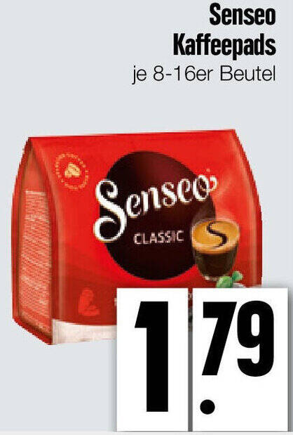 Senseo Kaffeepads 8 16er Beutel Angebot Bei Edeka Xpress