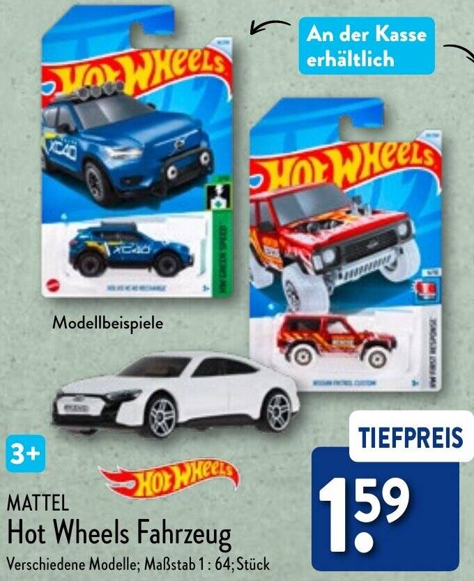 Mattel Hot Wheels Fahrzeug Angebot Bei Aldi Nord