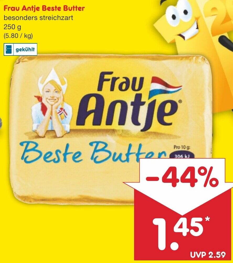 Frau Antje Beste Butter G Angebot Bei Netto Marken Discount