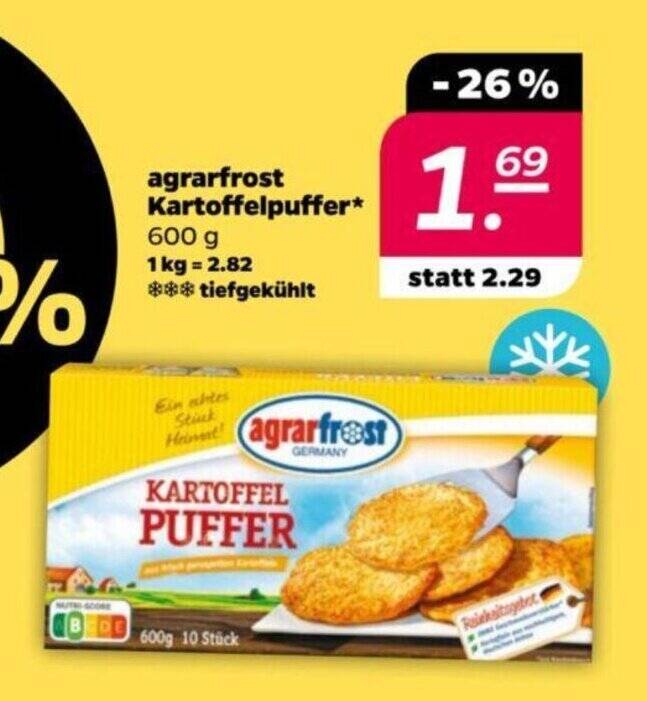 Agrarfrost Kartoffelpuffer G Angebot Bei Netto