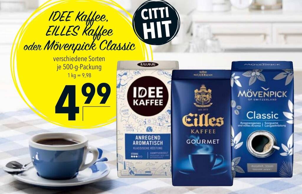 Idee Kaffee Eilles Kaffee Oder M Venpick Classic G Angebot Bei