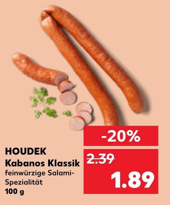 Houdek Kabanos Klassik G Angebot Bei Kaufland