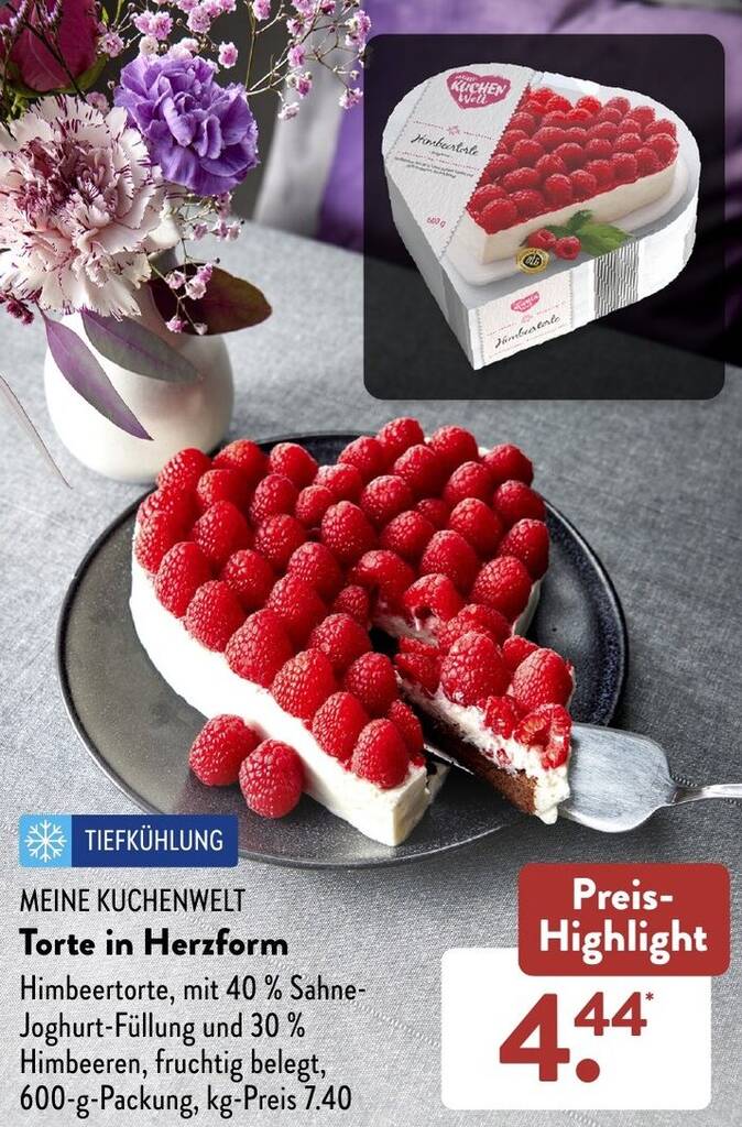 Meine Kuchenwelt Torte In Herzform G Packung Angebot Bei Aldi S D