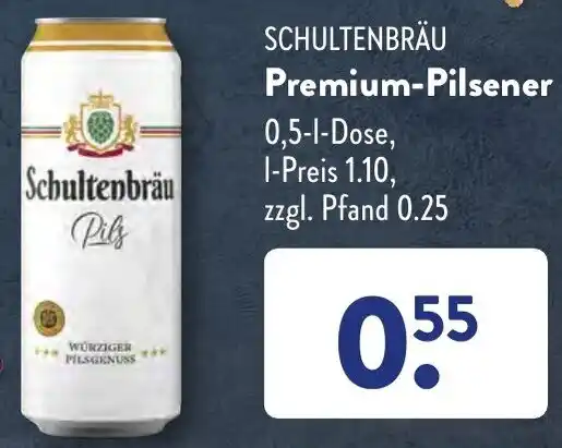 Schultenbr U Premium Pilsener L Dose Angebot Bei Aldi S D