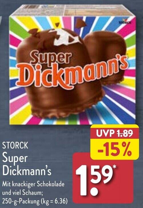 STORCK Super Dickmann S 250 G Packung Angebot Bei Aldi Nord