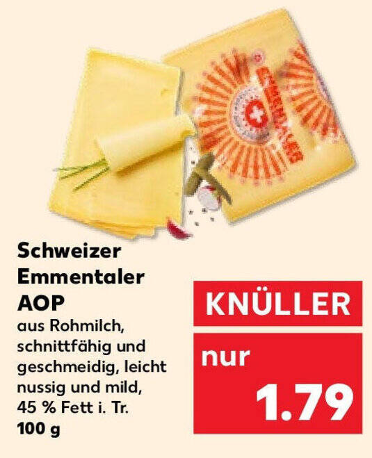 Schweizer Emmentaler Aop G Angebot Bei Kaufland