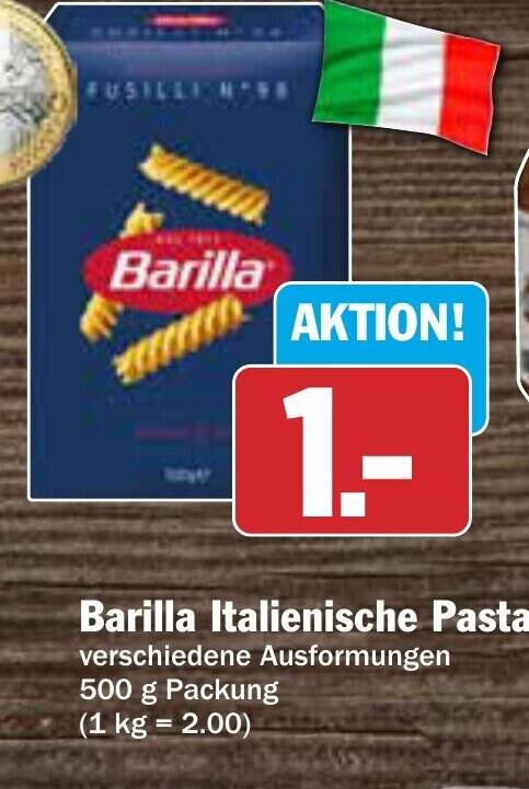 Barilla Italienische Pasta G Packung Angebot Bei Aez