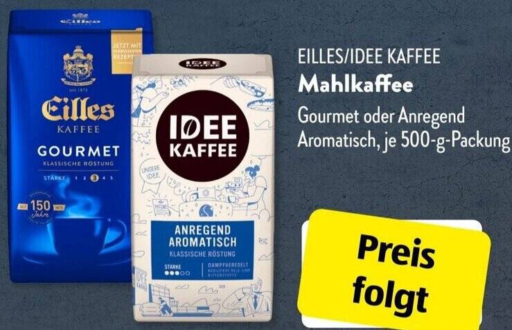 Eilles Idee Kaffee Mahlkaffee G Packung Angebot Bei Aldi S D