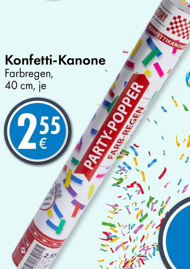 Konfetti Kanone Angebot Bei TEDi