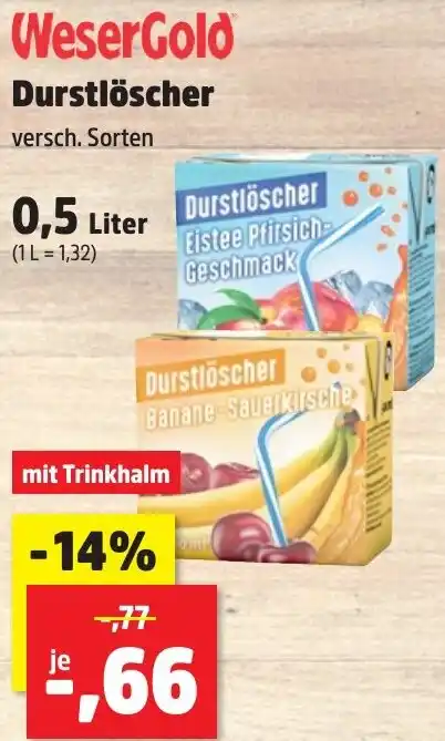 Wesergold Durstl Scher Liter Angebot Bei Thomas Philipps