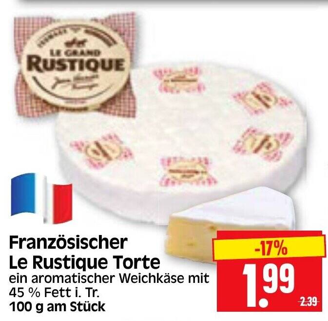 Franz Sischer Le Rustique Torte Ein Aromatischer Weichk Se Mit