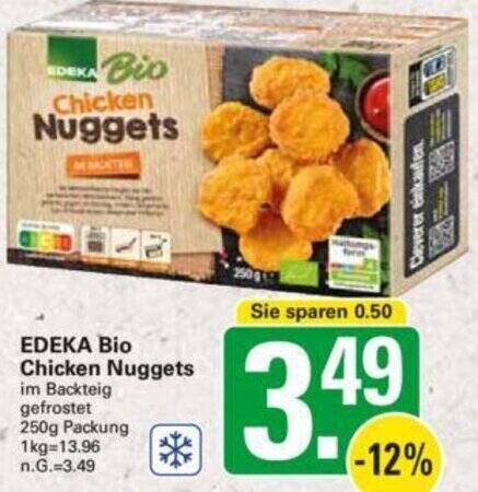 Edeka Bio Chicken Nuggets G Packung Angebot Bei Wez