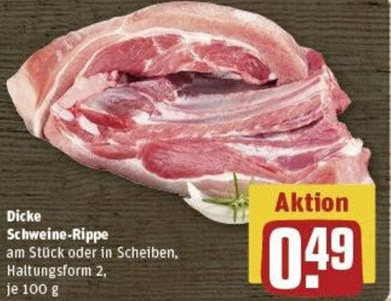 Dicke Schweine Rippe G Angebot Bei Rewe