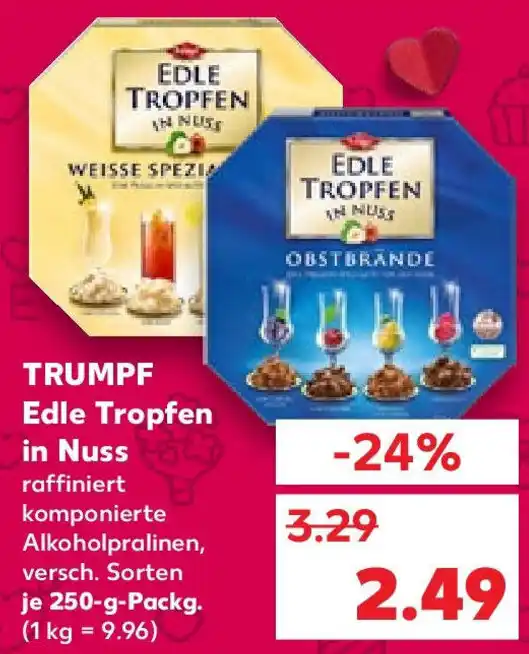 Trumpf Edle Tropfen In Nuss G Packg Angebot Bei Kaufland