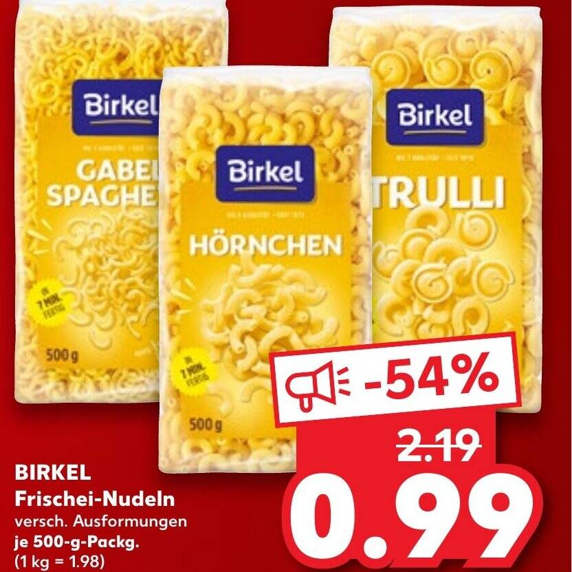 Birkel Frischei Nudel G Packg Angebot Bei Kaufland