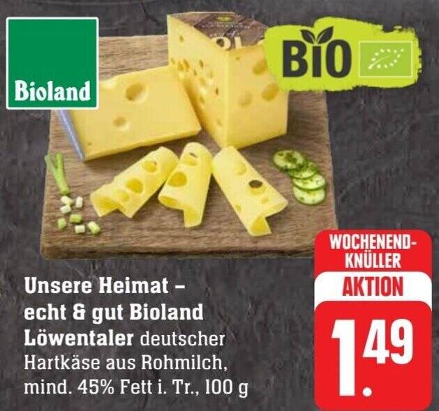 Unsere Heimat Echt Gut Bioland L Wentaler G Angebot Bei Scheck In