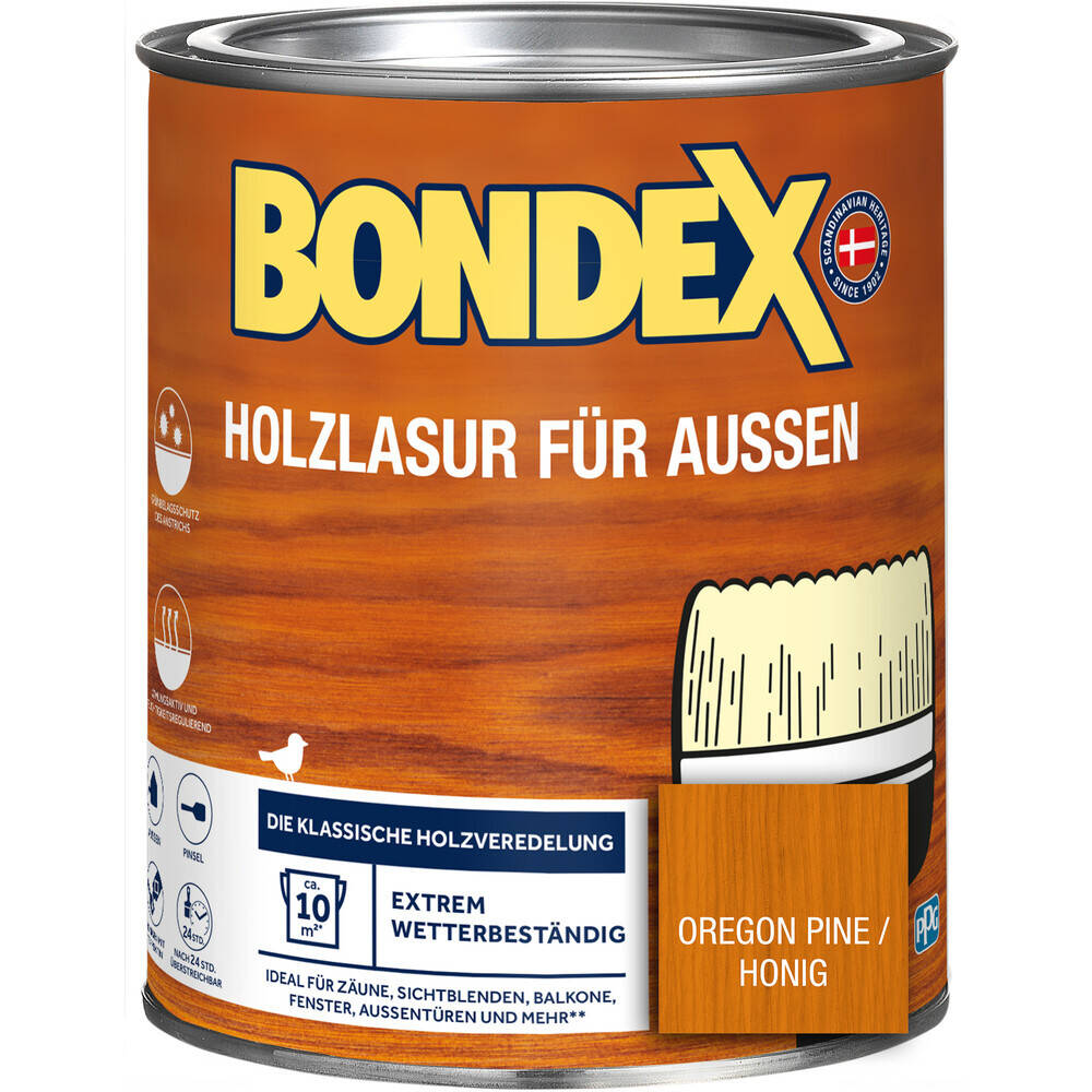 Bondex Holzlasur F R Aussen Oregon Pine Honig Ml Angebot Bei