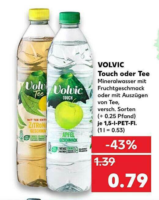 Volvic Touch Oder Tee Angebot Bei Kaufland