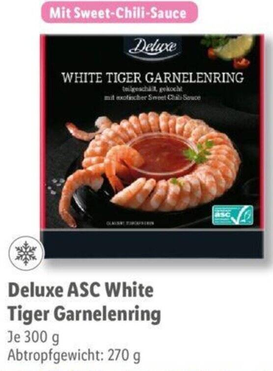 Deluxe Asc White Tiger Garnelenring G Angebot Bei Lidl