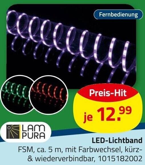 Lam Pura Led Lichtband Angebot Bei Roller