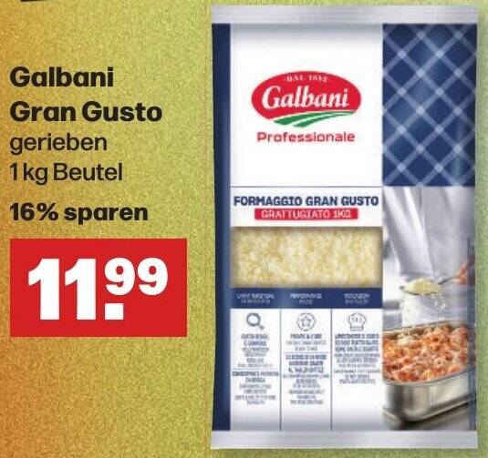 Galbani Gran Gusto 1 Kg Beutel Angebot Bei Handelshof