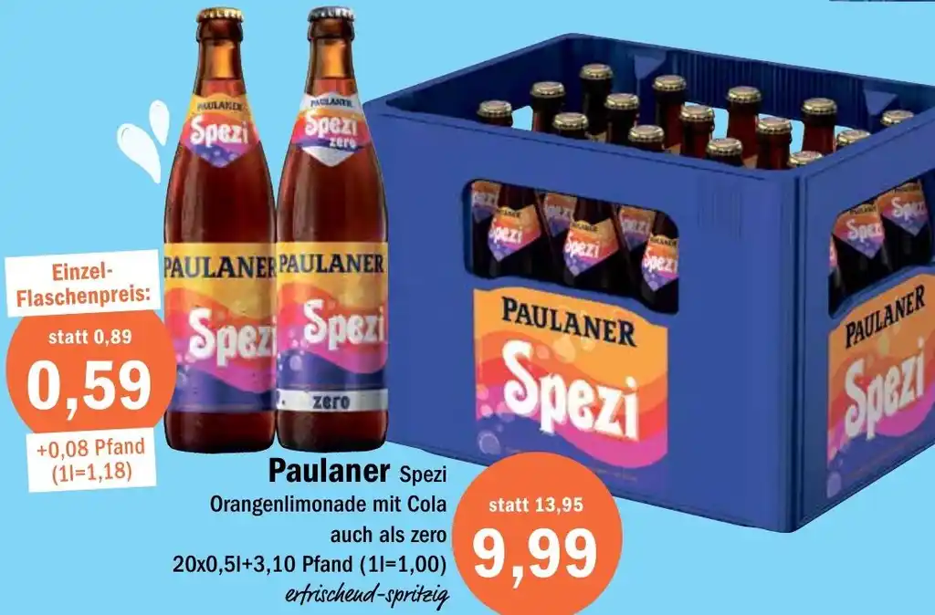 Paulaner Spezi X L Angebot Bei Aktiv Irma