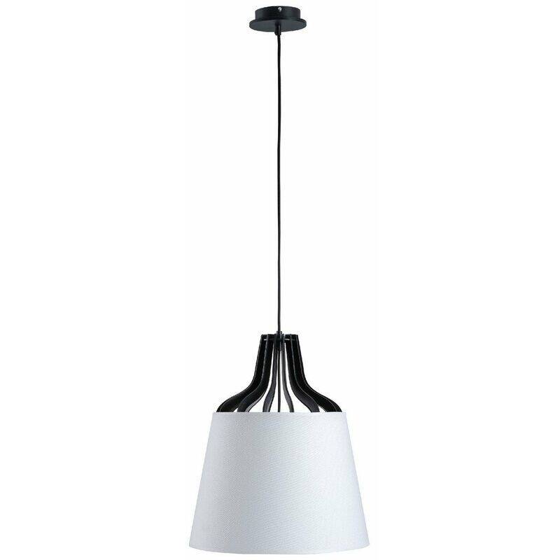 714 Ivo Dome Pendelleuchte Weiß 38cm 1x E27 Keter Lighting Angebot