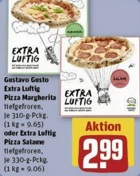 Gustavo Gusto Extra Luftig Pizza Margherita G Oder Extra Luftig