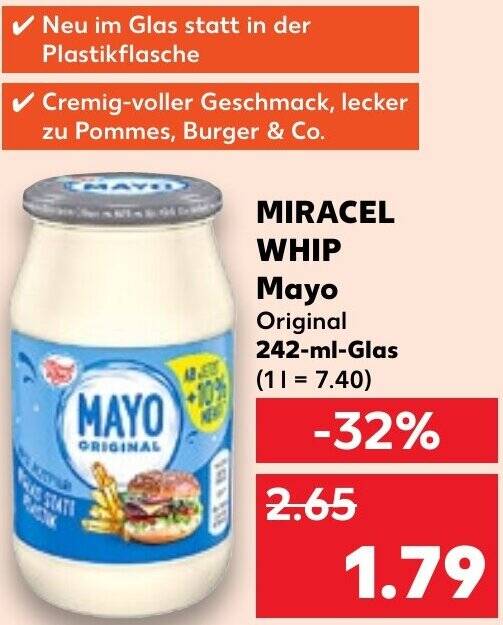 Miracel Whip Mayo Ml Glas Angebot Bei Kaufland