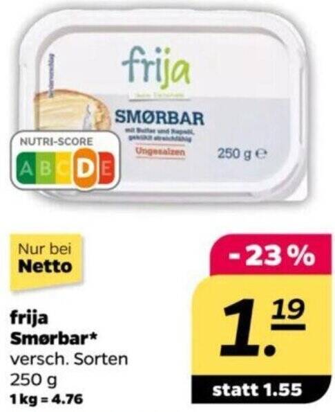 Frija Sm Rbar G Angebot Bei Netto